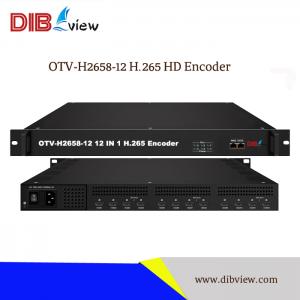 OTV-H2658-12 H.265 HEVC 12 In 1 HD Encoder with ASI Out