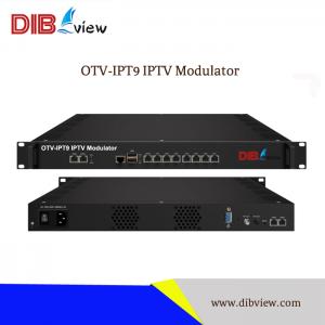 OTV-IPT9 Multi-Protocol IPTV Modulator With DVB-C/DVB-T /ISDB-T/ATSC-T RF out