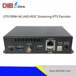 OTV-DR9H H.265 HEVC UHD 4K Streaming IPTV Decoder